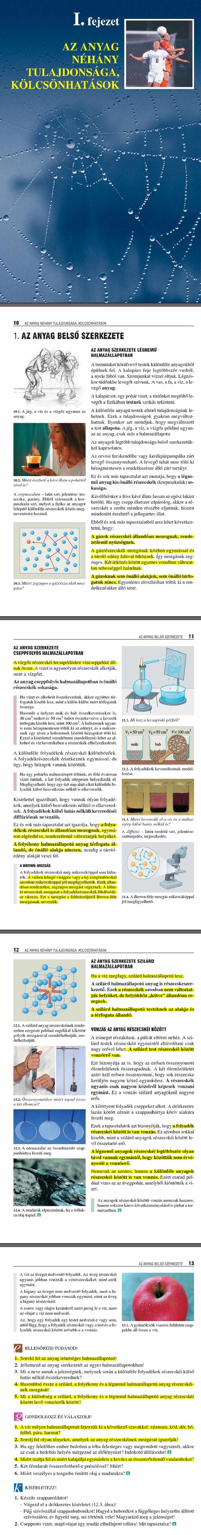 A1. Az anyag belső szerkezete 
