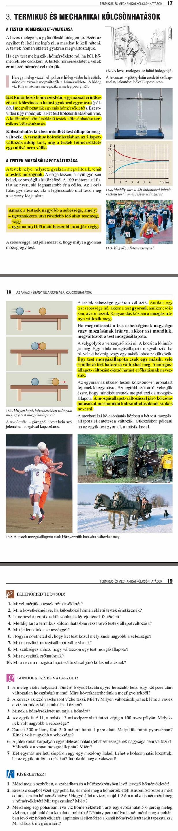 A3. Termikus és mechanikai kölcsönhatások 17