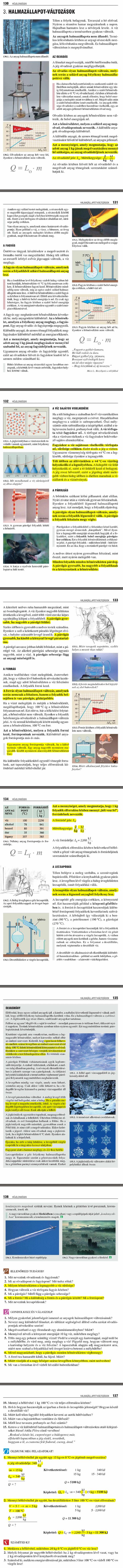 F3. Halmazállapot-változások	130