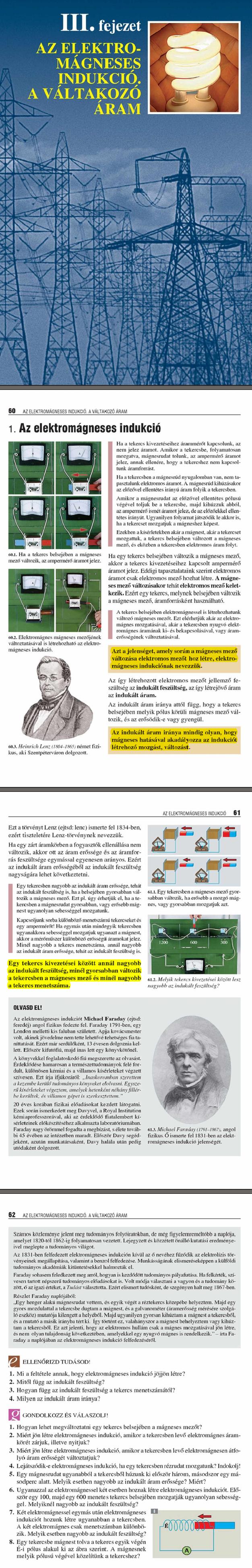 C1. Az elektromágneses indukció 60
