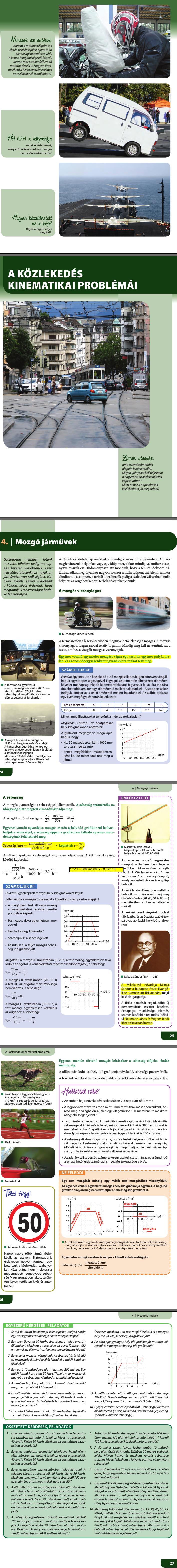4. Mozgó járművek