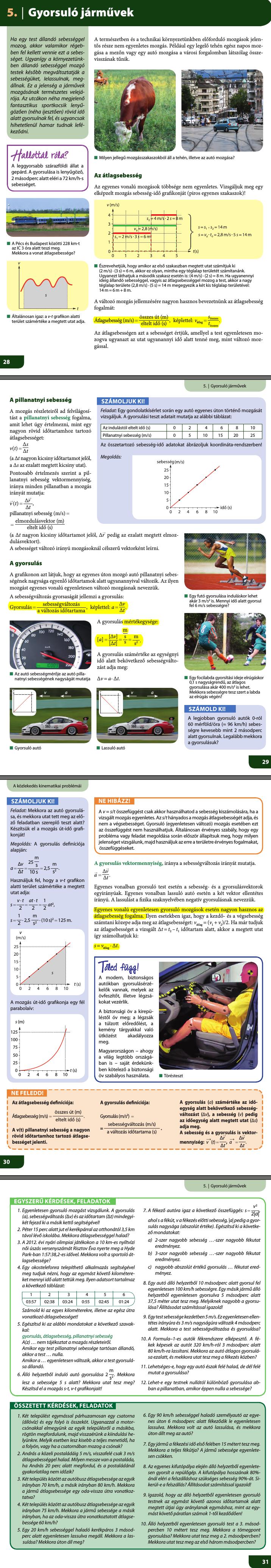 5. Gyorsuló járművek
