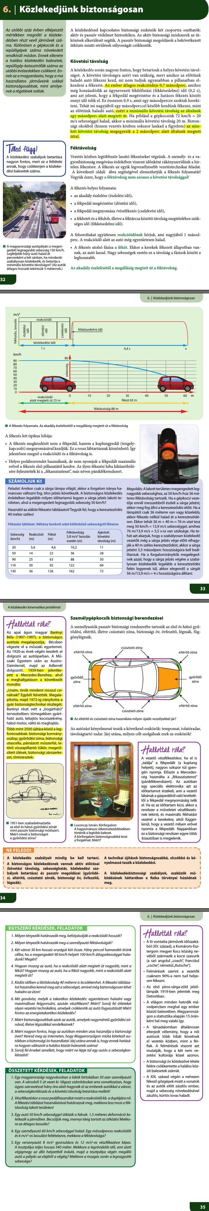 6. Közlekedjünk biztonságosan
