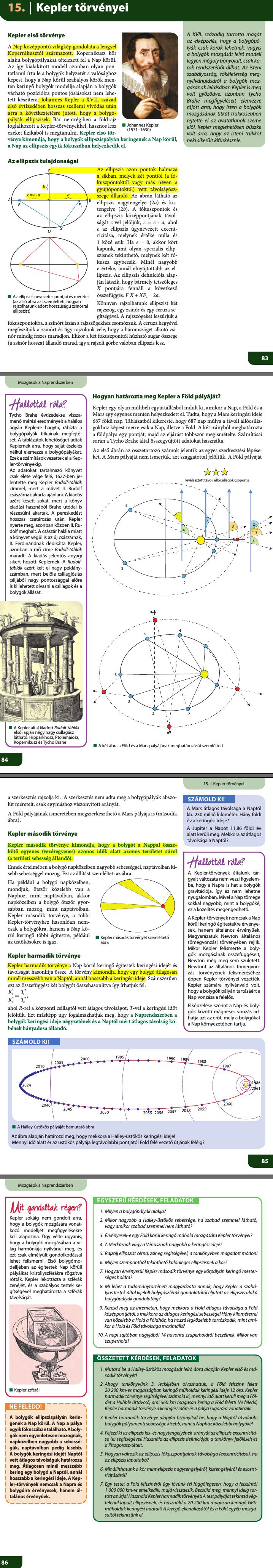 15. Kepler törvényei 