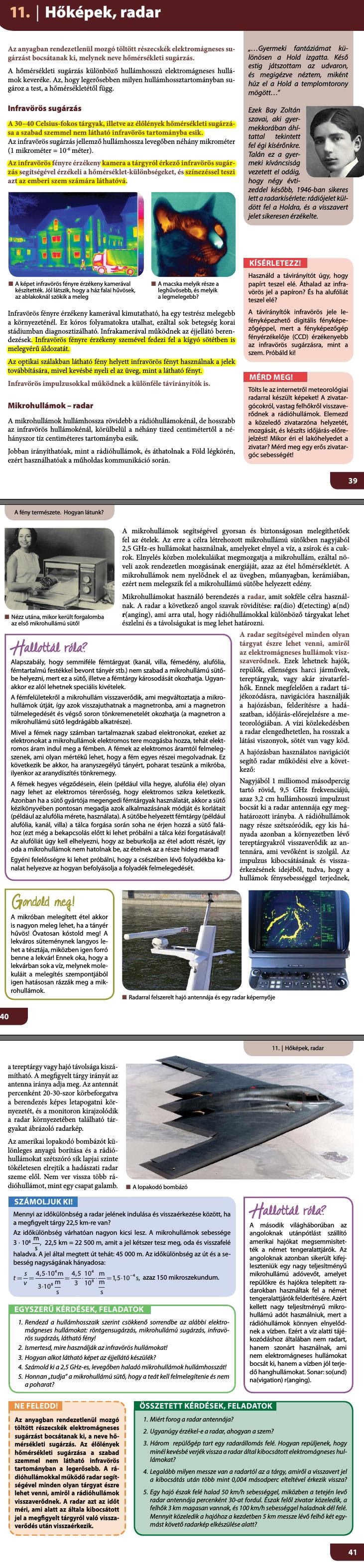 11. Hőképek, radar