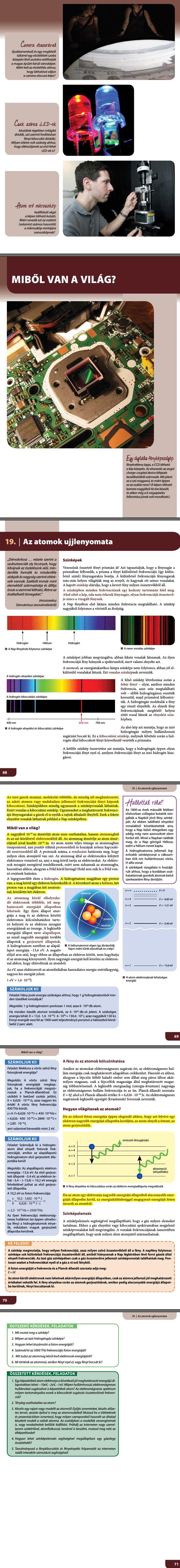 19. Az atomok ujjlenyomata