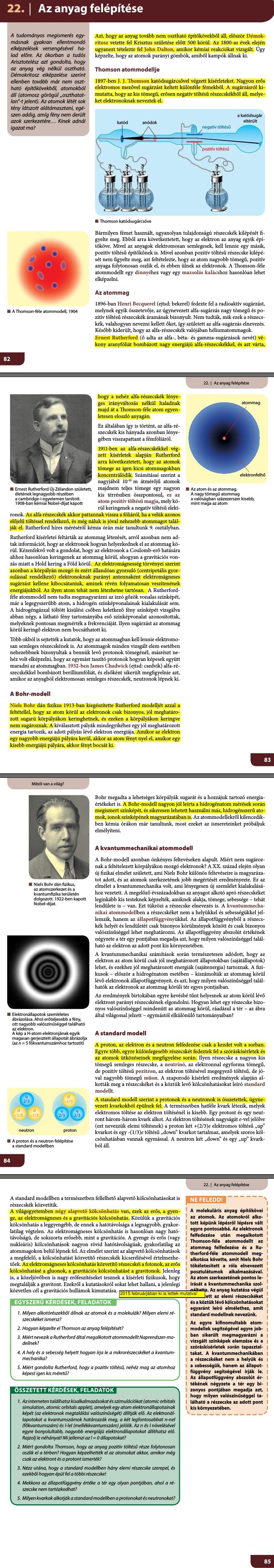 22. Az anyag felépítése 