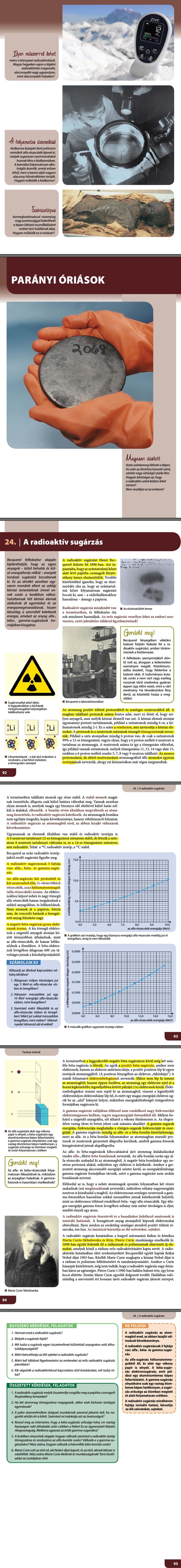 24. A radioaktív sugárzás