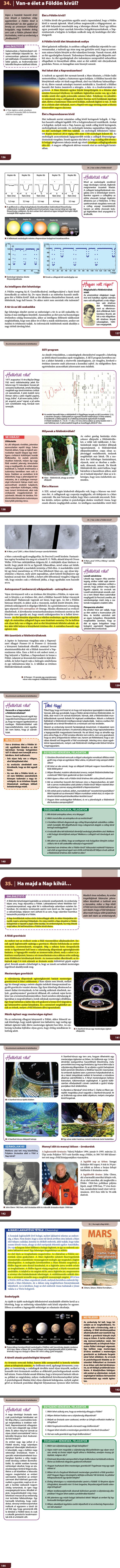 7. Van-e élet a Földön kívül?