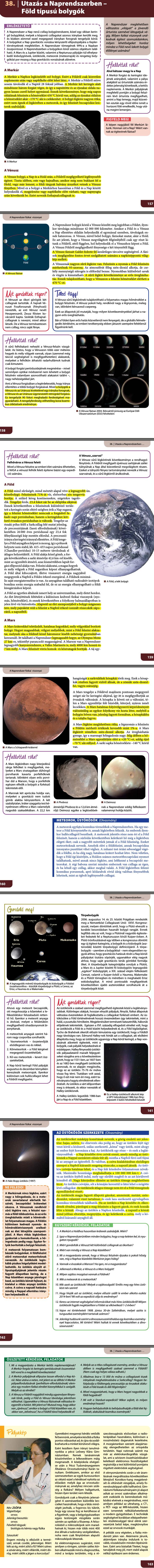 11. Utazás a Naprendszerben – Föld típusú bolygók