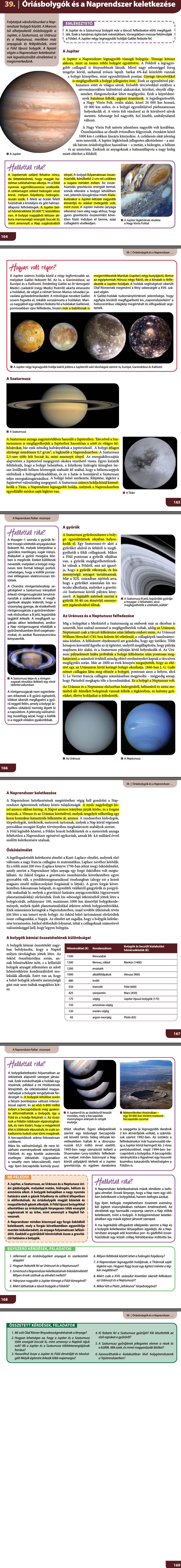 12. Óriásbolygók és a Naprendszer keletkezése