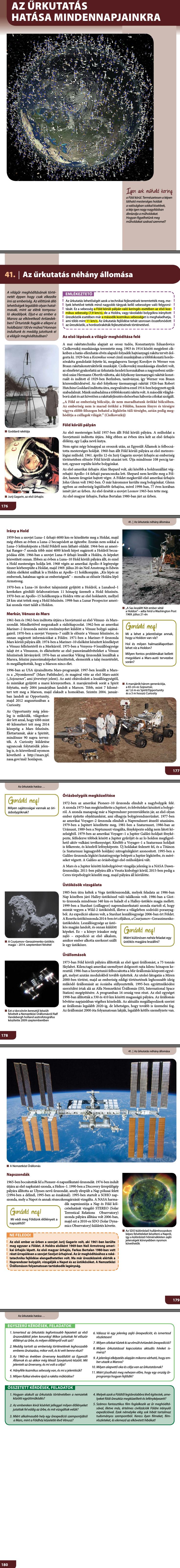 14. Az űrkutatás néhány állomása