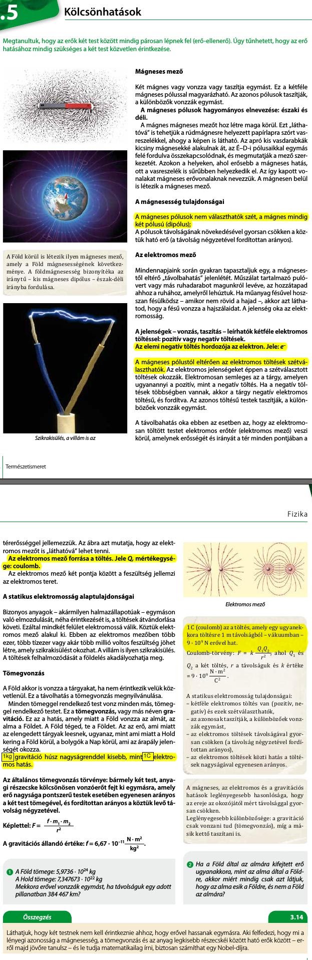 5. Kölcsönhatások